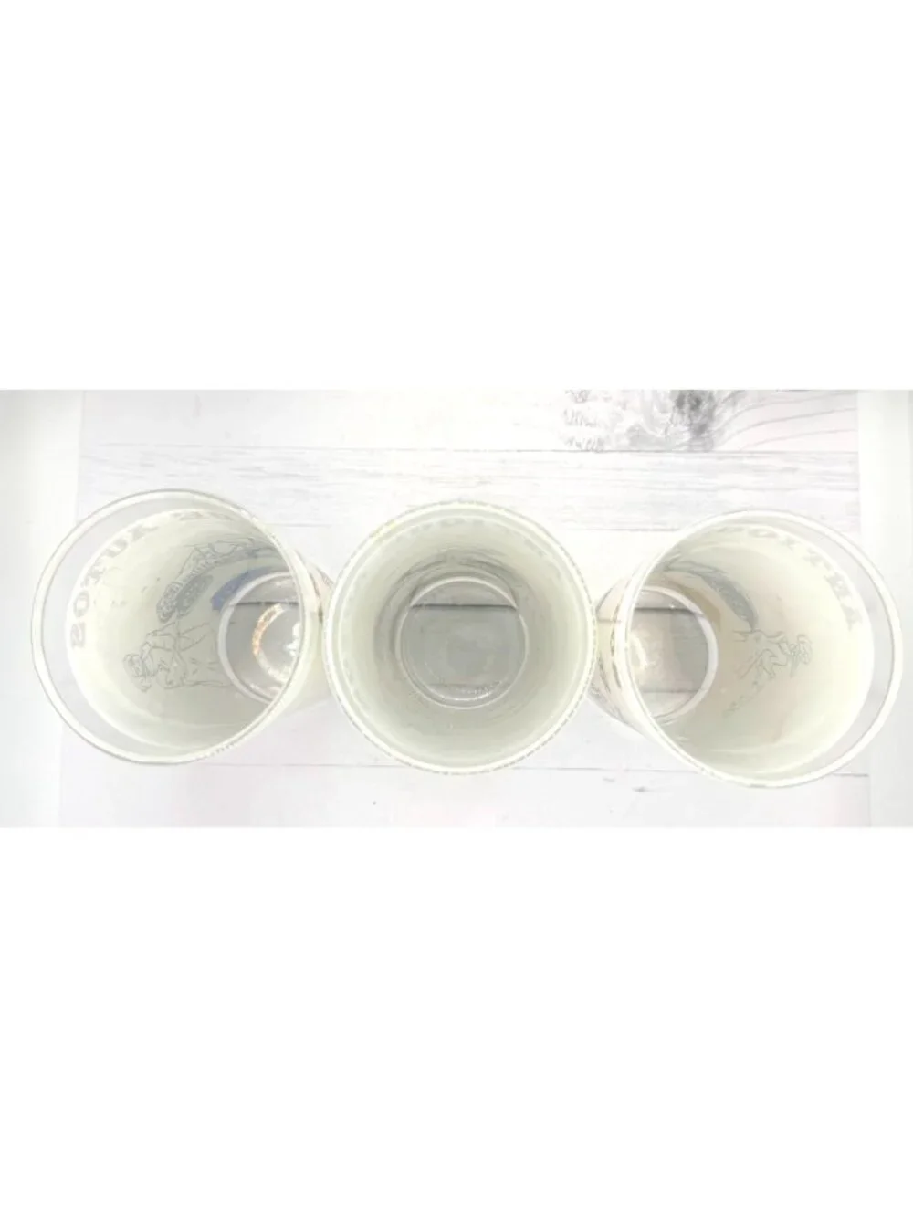 Set Of 3 Vintage Maxwell Designs Antique Auto Highball Glasses